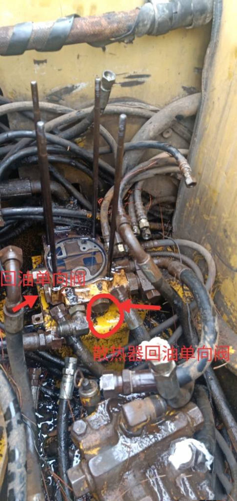 资讯好多老铁们都不知道小松60-7,单向阀在什么位置,发这个图片希望能
